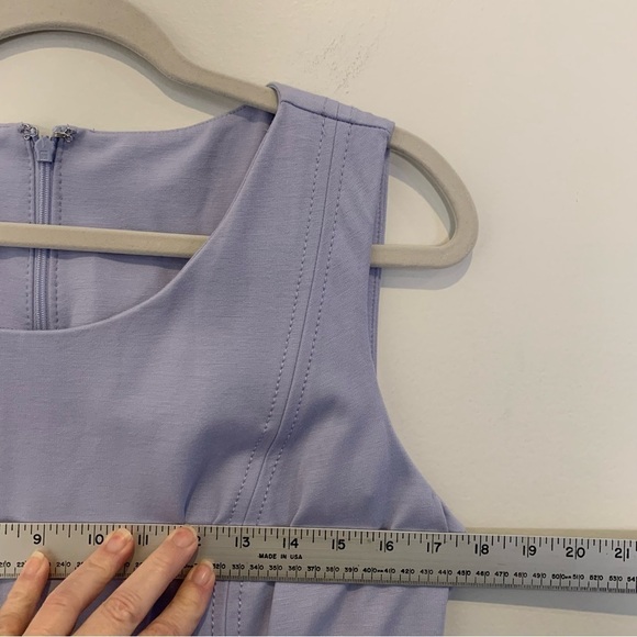 Talbots lavender a line sleeveless dress. Size 12 - Picture 6 of 9